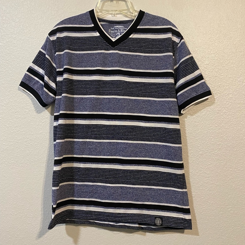 Men Vtg striped tee